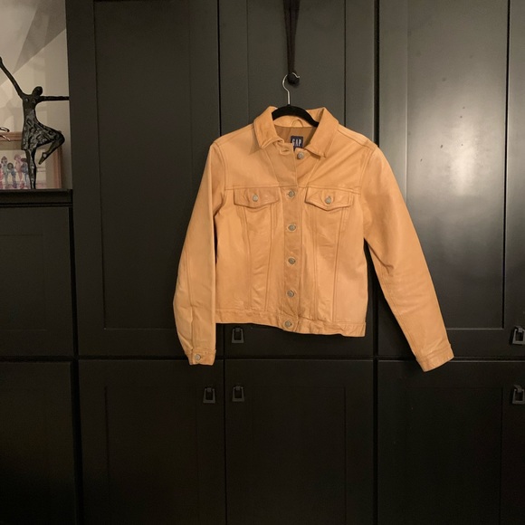 GAP Jackets & Blazers - Gap Tan Leather Jacket M